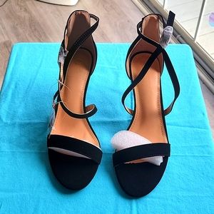 🆕️ Mysoft Women's Fashion Stilettos Strappy Open Toe Pump Heel Sandals Size 7
